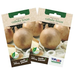 2X Sementes de Cebola Texas Early Grano 502 TOPSEED