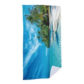 Toalha De Praia Tropical Beach Clouds
