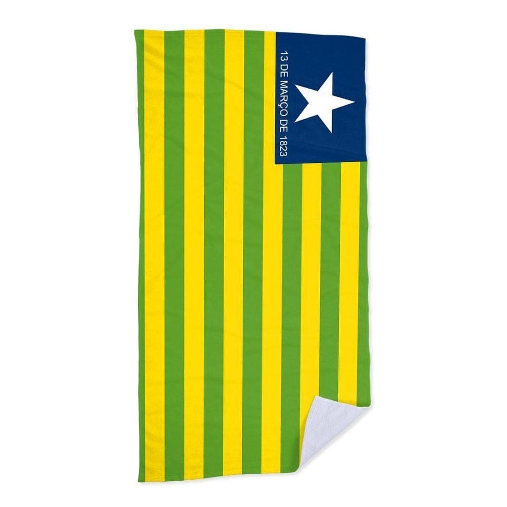 Toalha De Praia - Bandeira Piauí