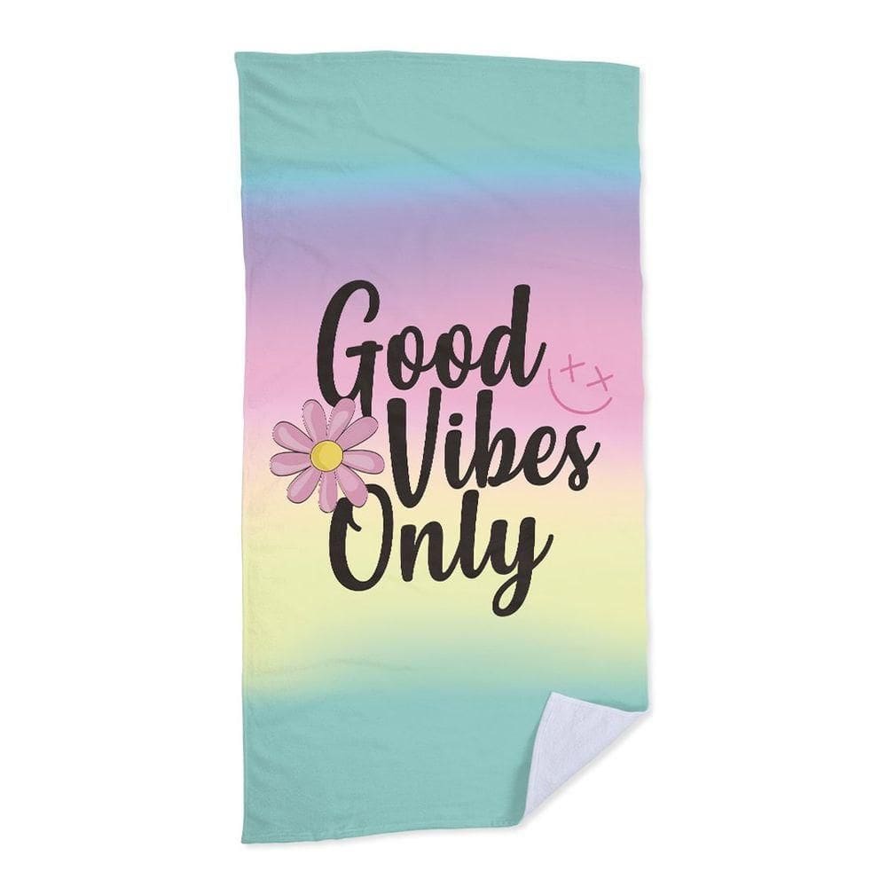 Toalha De Praia Good Vibes Only
