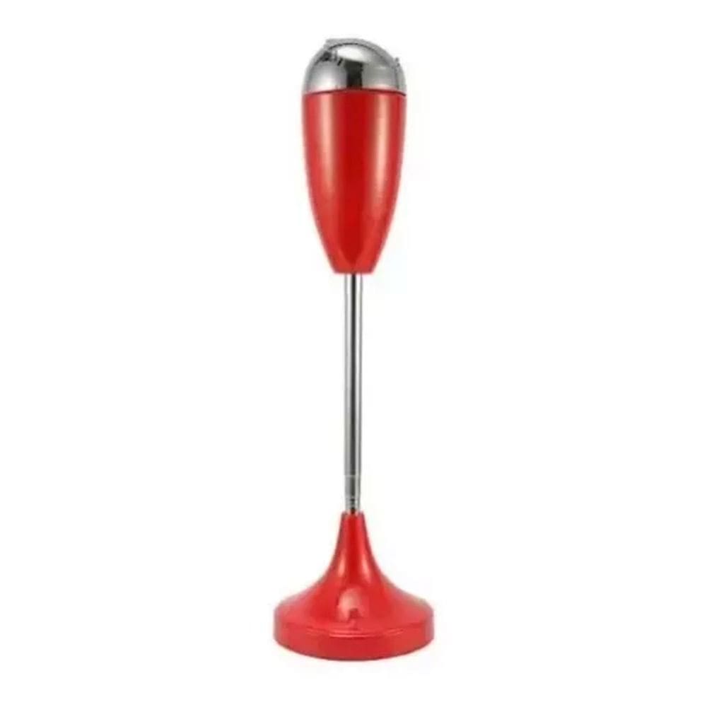 Cinzeiro Decorativo Pedestal Telescópico Recipiente com Tampa Não Deixa Cheiro
