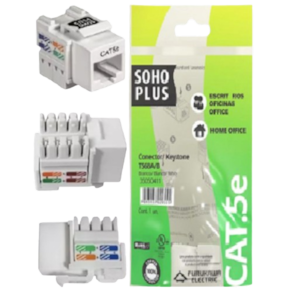 Kit 05 Keystone Fêmea Cat5e Furukawa Soho Plus