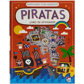 Aventuras com Adesivos - Livro de Atividades: Piratas