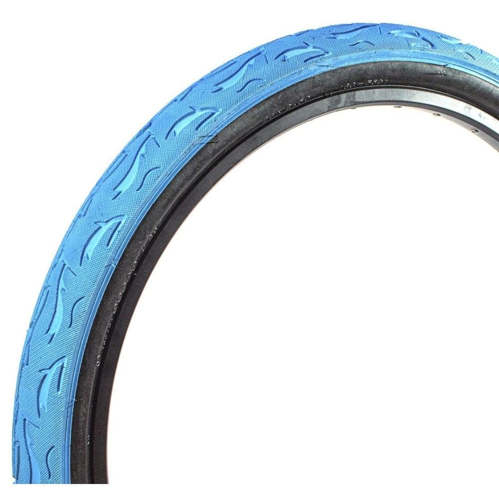 Pneu Vee Rubber Aro 26 X 2.50 Grau Slick Flame P/ Bike Azul