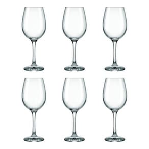 Jogo 6 Taças Champagne Cristal Barone 490ml - Nadir