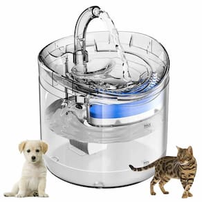 Bebedouro Fonte de Agua Cao Pet Gato Cachorro Animal de Estimaçao Reservatorio 2 Litros
