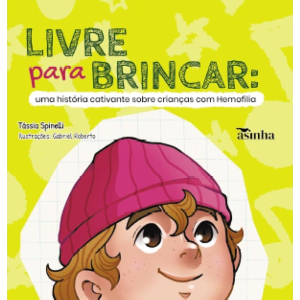 Livre para brincar: uma história cativante sobre crianças com hemofilia