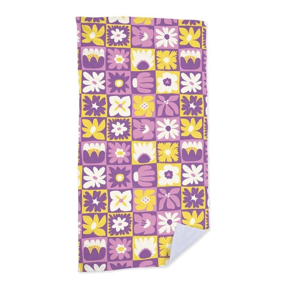 Toalha De Praia - Mosaico Flores