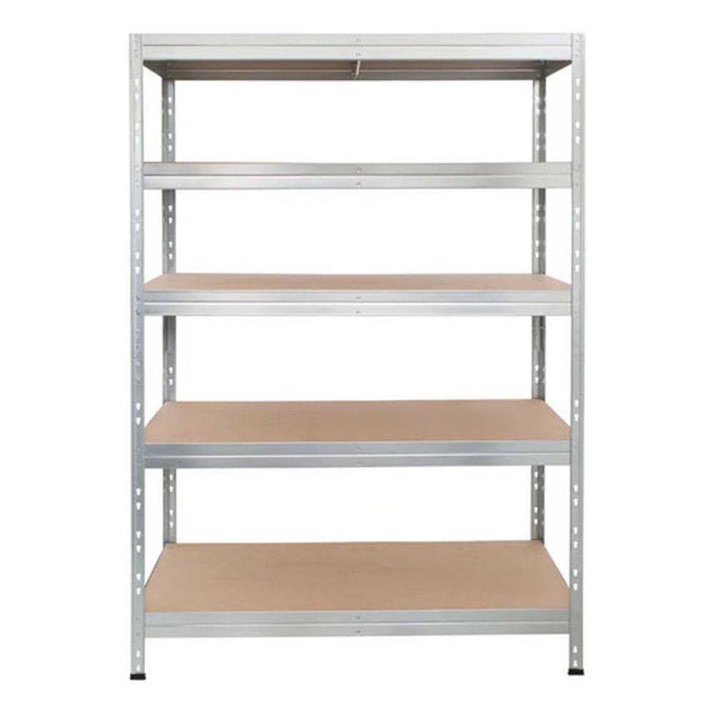 Estante De Metal E Madeira 5 Prateleiras 180x120x50cm Fixser