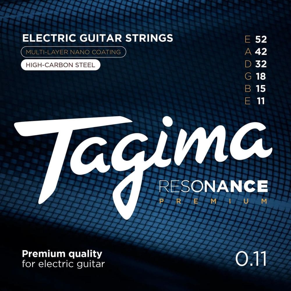 Encordoamento para Guitarra .011-.052 Resonance Premium Tagima