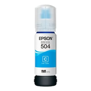 Refil Tanque Tinta EPSON T504 Ciano - T504222-BR