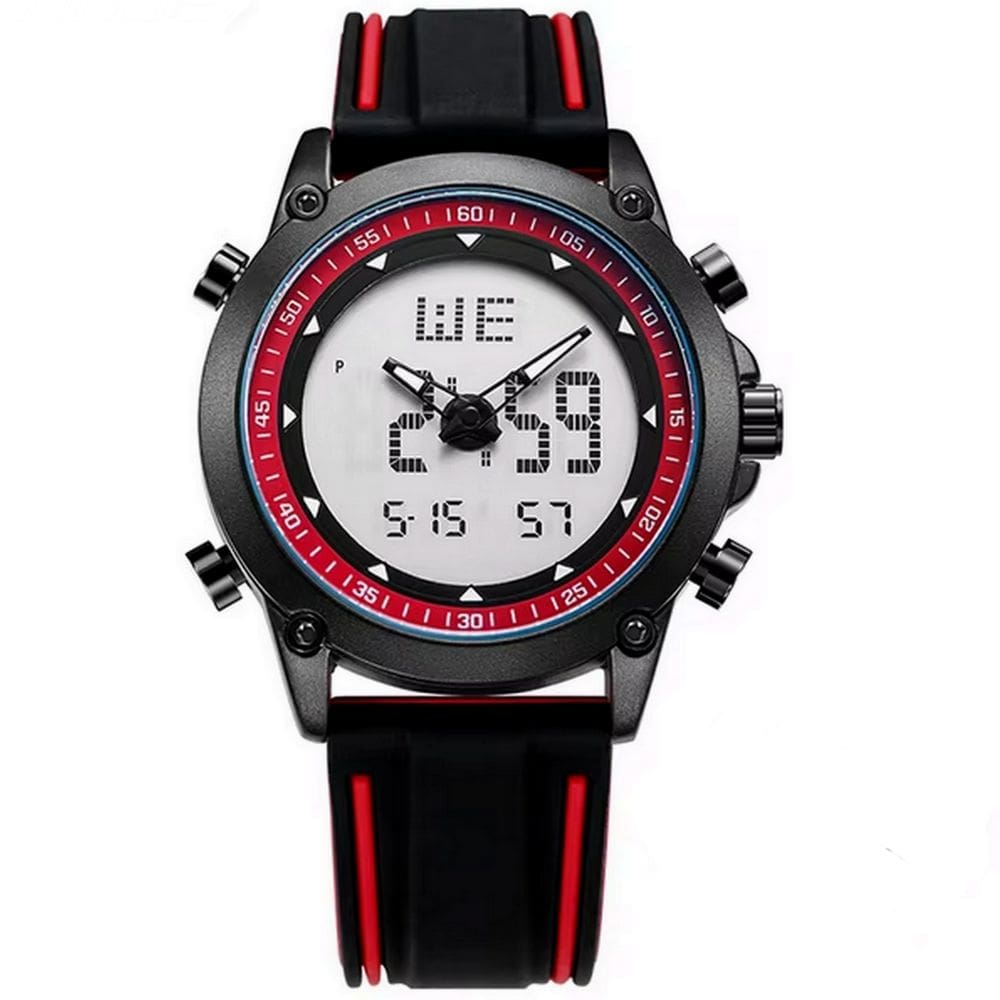 Relógio Esportivo Masculino Quartzo Digital Duplo Movimento Á prova d`água