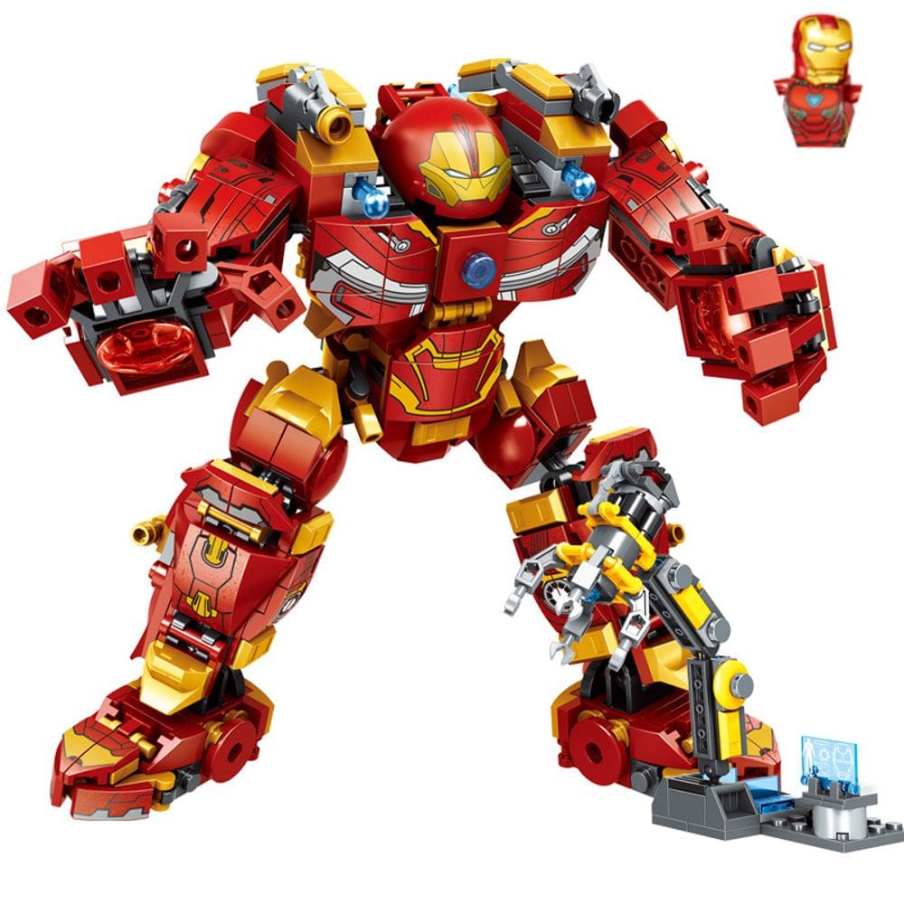 Hulk Buster Brinquedo Bloco De Montagem 568 pçs Vingadores