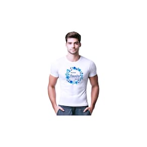 Camisetas de Poliester Branca Personalizadas Novembro Azul