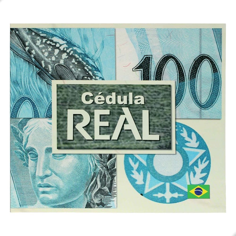 Folder Encarte para Cédula de 100 Reais Descritivo