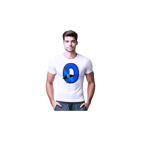 Camisetas de Poliester Branca Personalizadas Novembro Azul