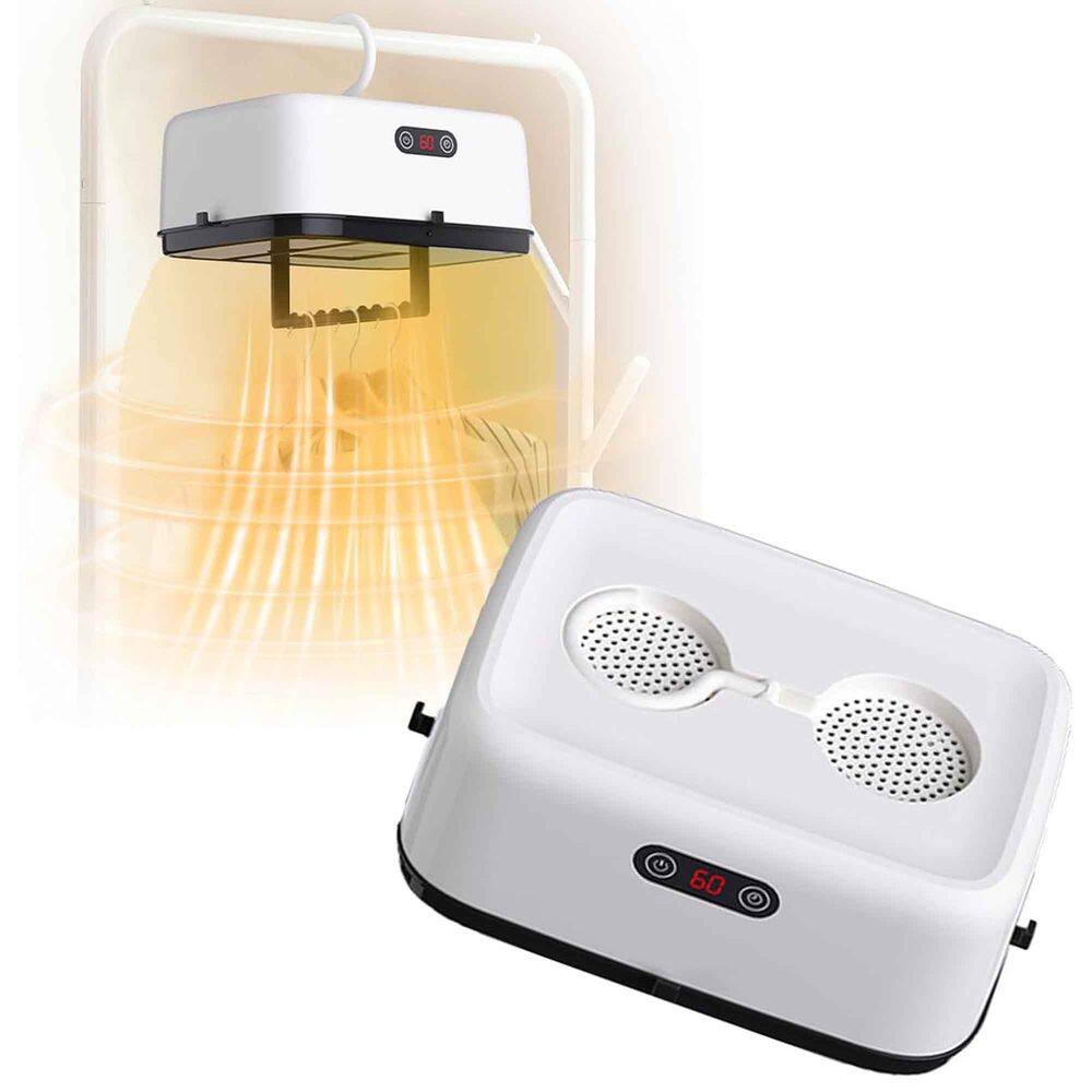 Secador de Roupas Portatil Eletrico Dobravel Aquecedor Ar Quente Temporização Casa Quarto Sala Multifuncional Varal