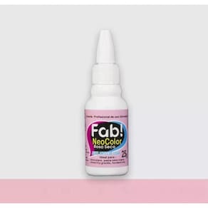 Corante Para Chocolate 25g Profissional de uso Universal Neocolor Fab! Rosa Seco