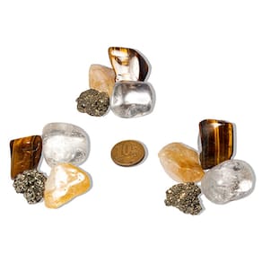 10 Kit 4 Pedras Naturais da Prosperidade Aprox 10 a 20 mm
