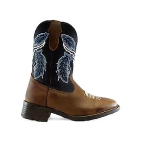 Bota Texana Infantil Cano Alto Country Confortável Casual