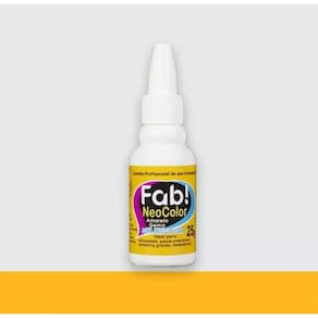 Corante Para Chocolate 25g Profissional de uso Universal Neocolor Fab! Amarelo Gema