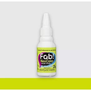 Corante Para Chocolate 25g Profissional de uso Universal Neocolor Fab! Verde Limão