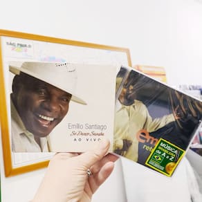 CD Emílio Santiago - Retrato/Só Danço Samba Ao Vivo (2 CDs)