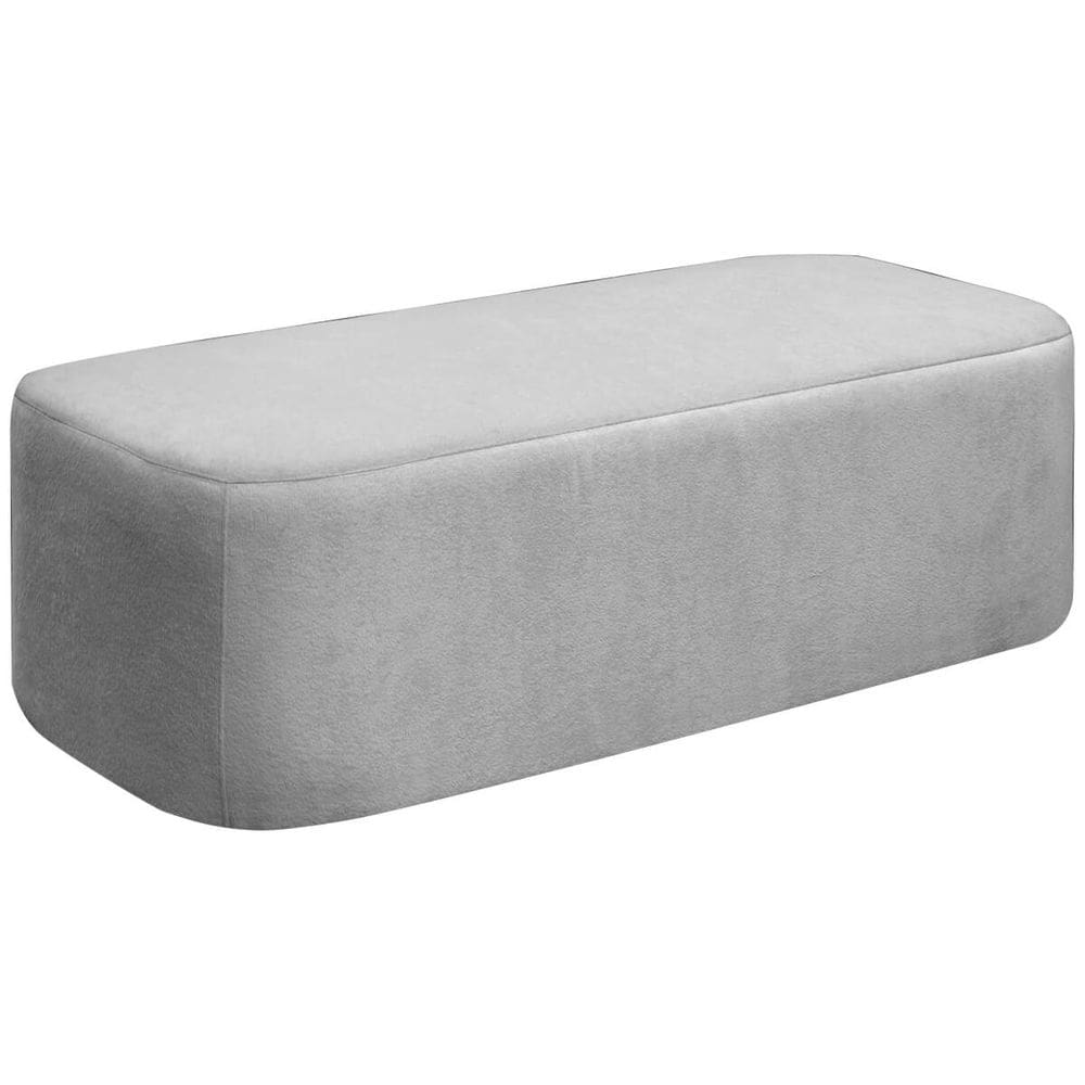 Puff Calçadeira Orgânico Cristal Cama King 1,95 Sala Bouclê