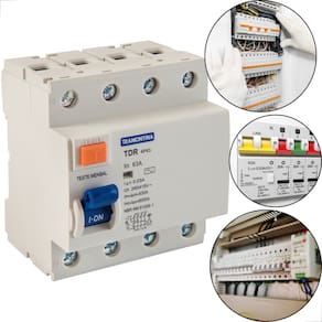 Disjuntor Dr Interruptor Diferencial 63A Quadripolar Tramontina 30Ma 6ka Tr63