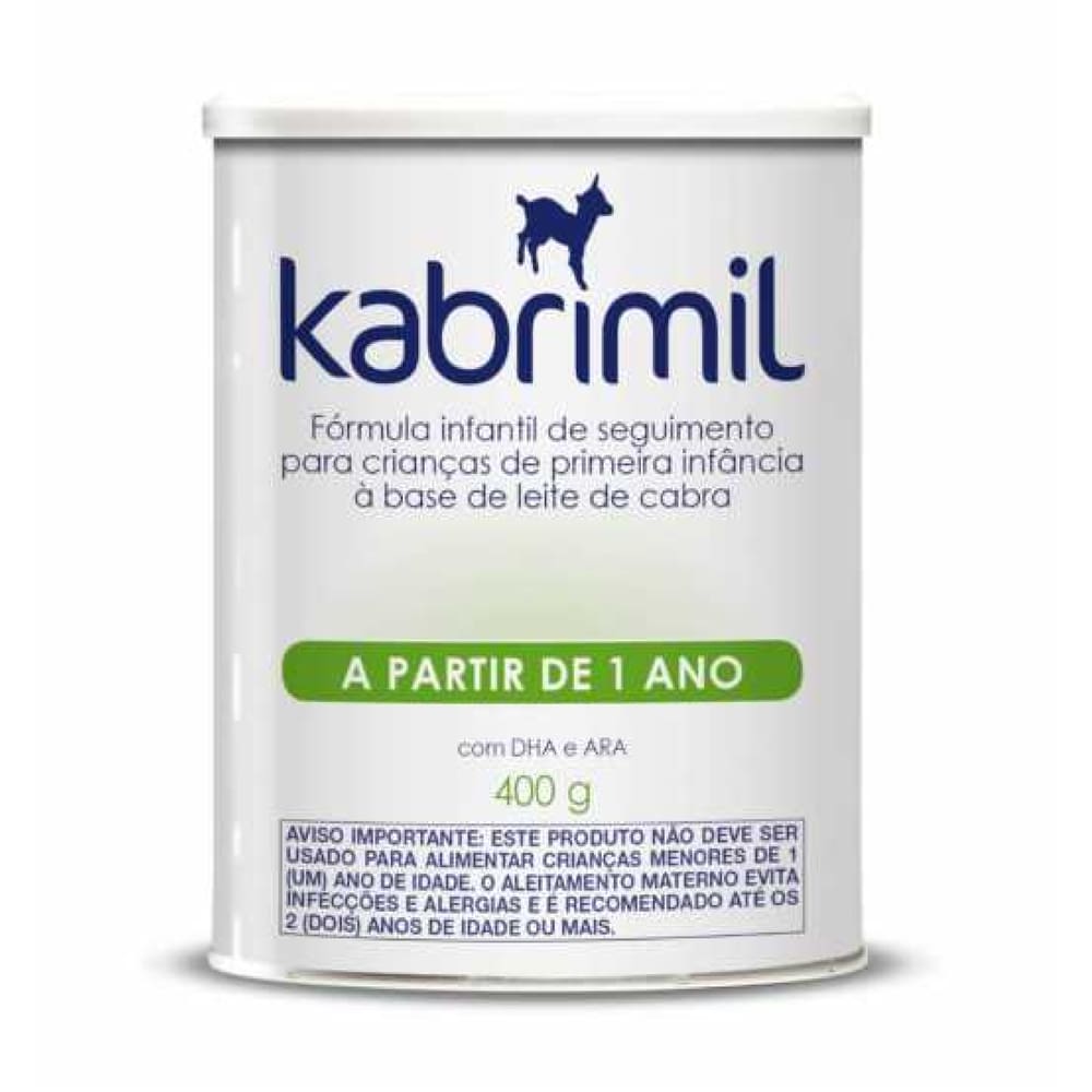 Kabrimil Fórmula Infantil Leite de Cabra 400g lata