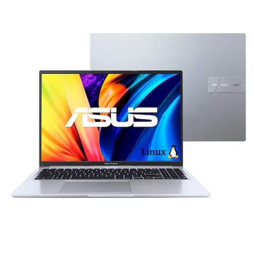 Notebook ASUS Vivobook 16 X1605VA Intel Core i7 1355U 8Gb Ram 512Gb SSD Linux KeepOS Tela 16” IPS FHD Silver - MB742 - Prata