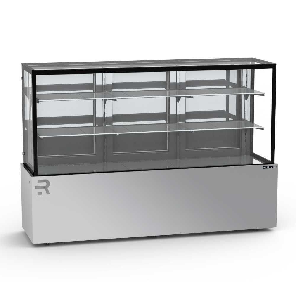 Vitrine Confeitaria Refrigerada Vanguard Top 1,80 Metros Inox CVTR1800 220V - Refrimate
