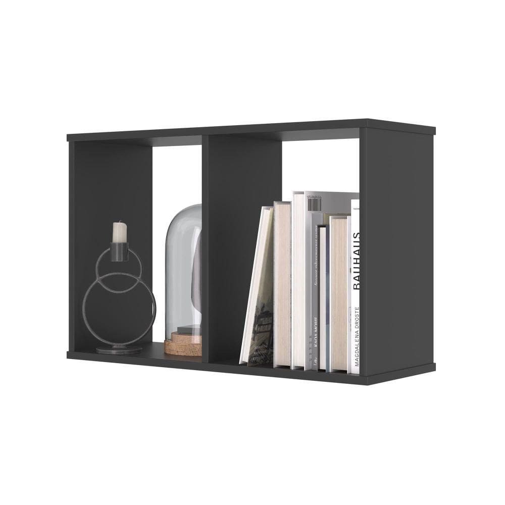 Conjunto de 2 Nichos Carolina Preto Onix