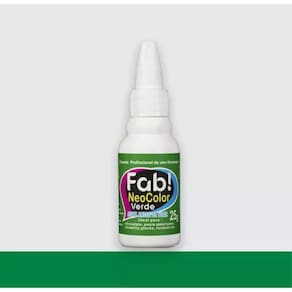 Corante Para Chocolate 25g Profissional de uso Universal Neocolor Fab! Verde