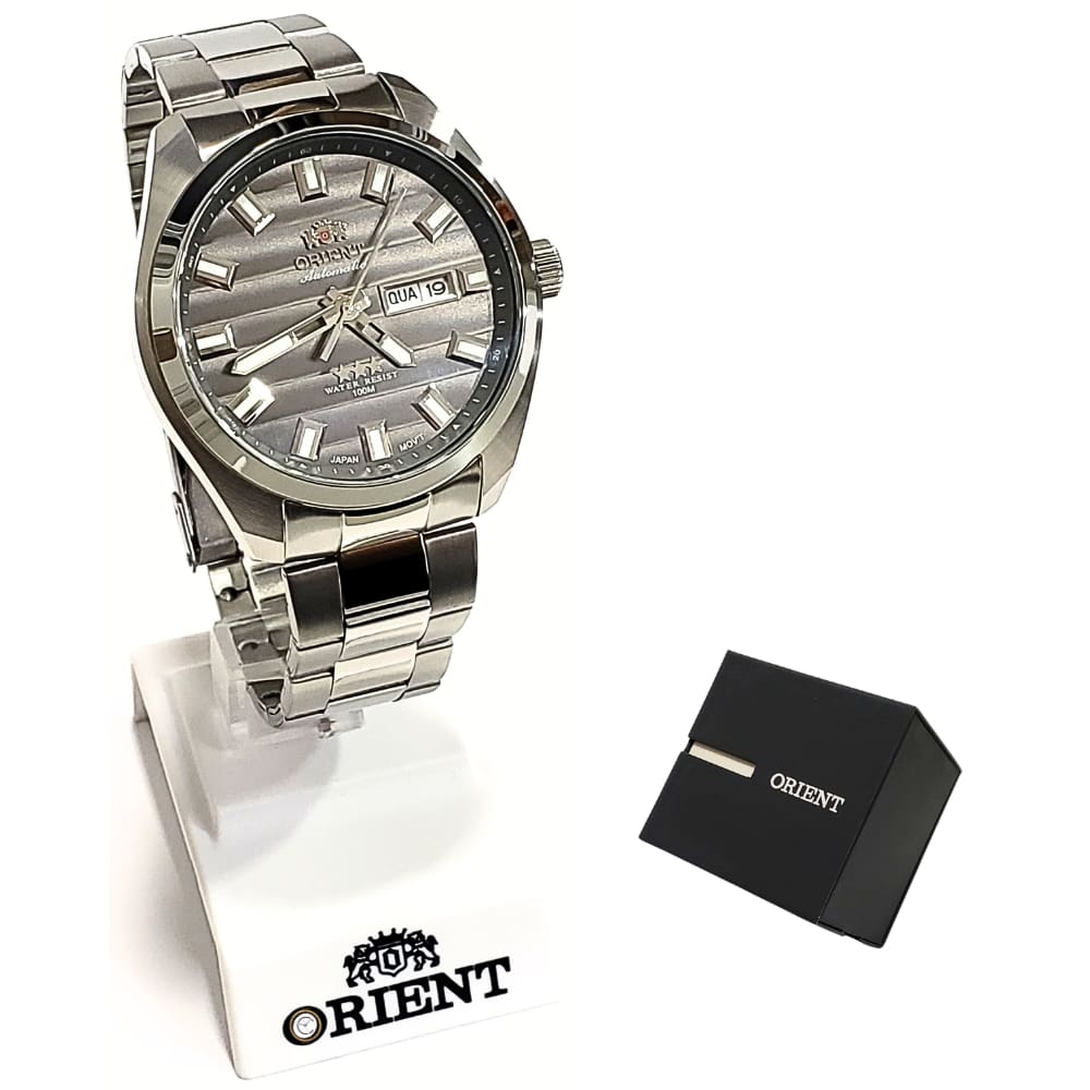 Relógio Orient Masculino Analógico Automático Prateado 469SS076F G1SX
