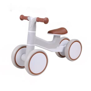 Bicicleta de Equilíbrio E-Lite Rider White Grey Premium Baby