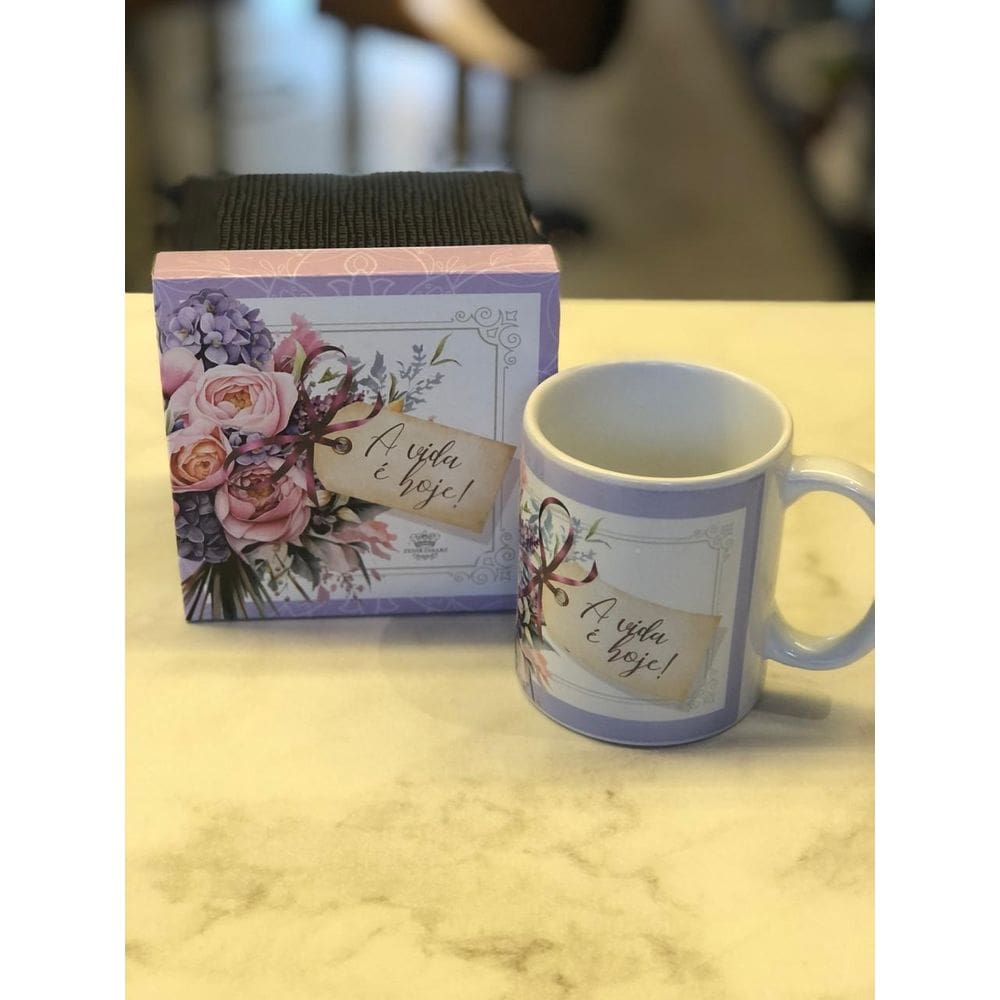 Caneca Ceramica  A Vida E Hoje- Zenir Disarz