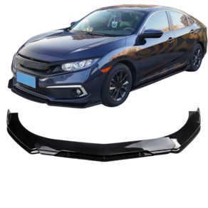 Saia Frontal Universal Ajustável Black Piano Carro Para-Choq