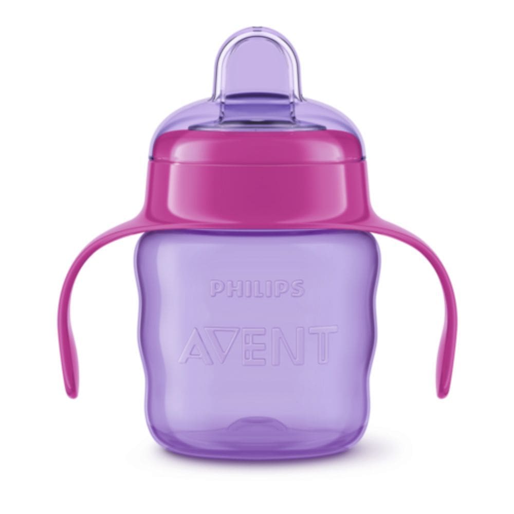Copo Easy Sip 200ml com Alça Rosa - Philips Avent