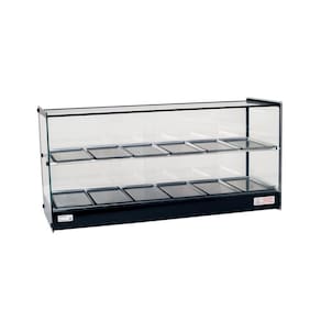 Estufa Vitrine Quadrada Dupla Com Luz Salgado 12 Bandejas EVR Titã