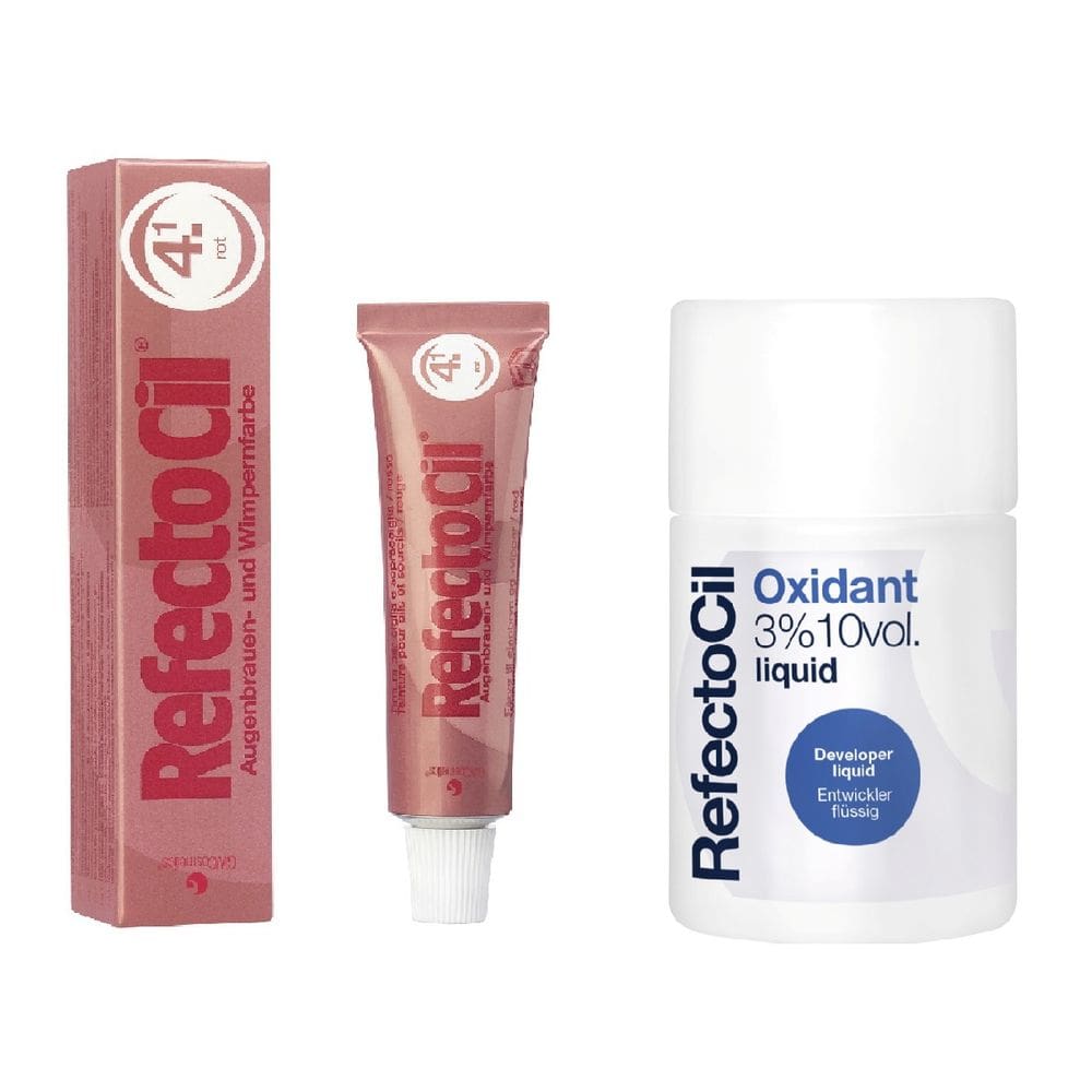 Refectocil Tintura para Sobrancelhas Vermelho 4.1 e Oxidante 100 ml