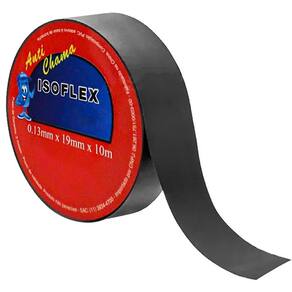Fita Isolante Antichama 10 Metros 19mm Uso Geral Isoflex