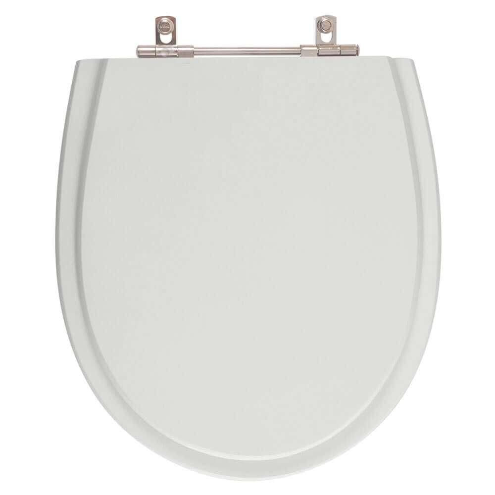 Assento Sanitário Polo Cinza Claro para vaso Hervy