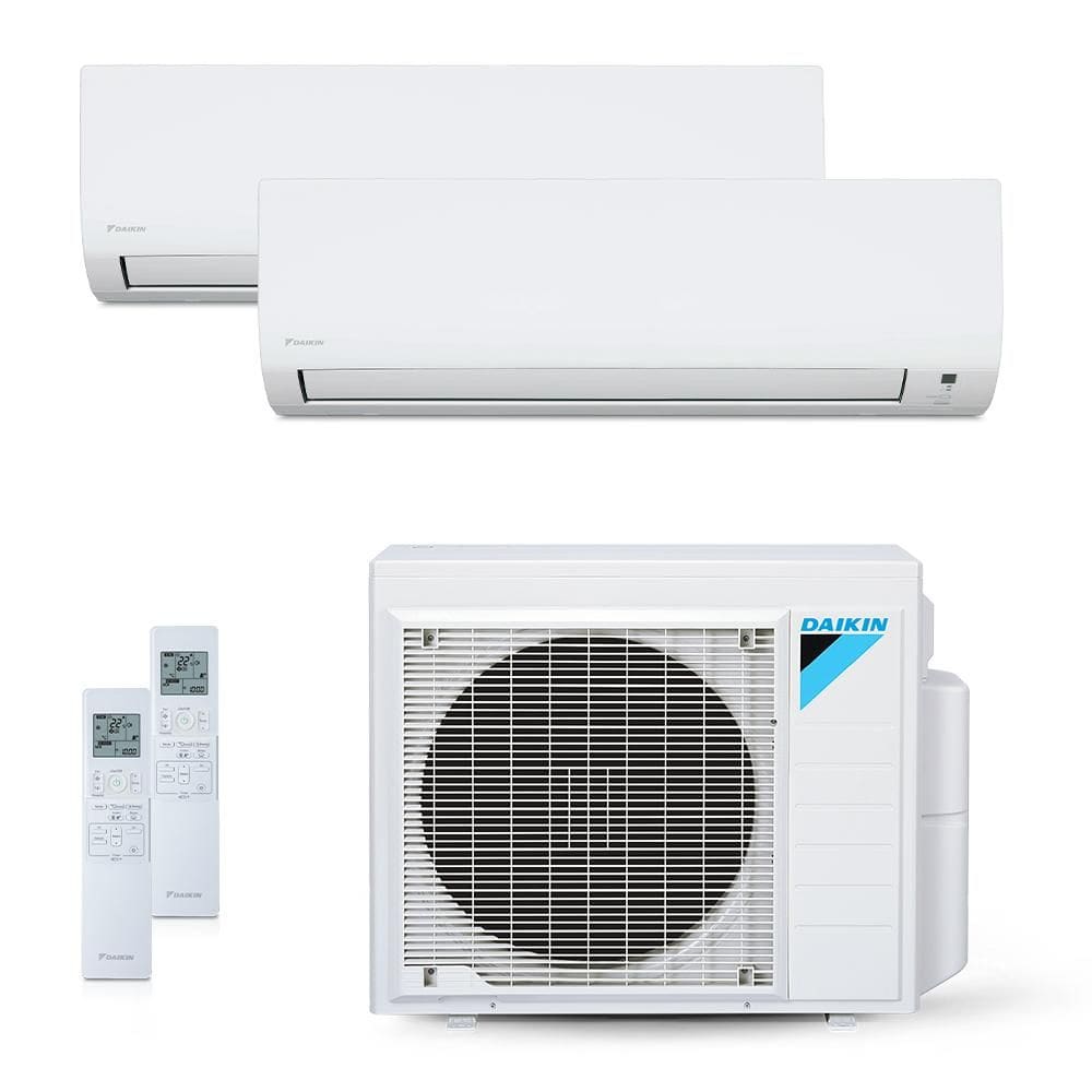 Ar-Condicionado Multi Split Inverter 18000 BTUs Daikin Quente e Frio (1 Evap. HW 9000 + 1 Evap. HW 12000) 220V