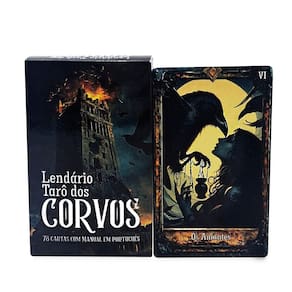O Lendário Tarô dos Corvos 78 Cartas Com Manual em Português