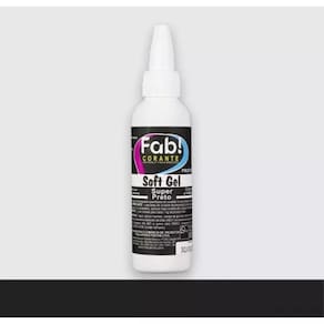 Corante Liquido em Gel Comestível Concentrado Soft Gel Fab 60g Super Preto