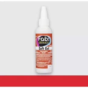 Corante Liquido em Gel Comestível Concentrado Soft Gel Fab 60g Vermelho Rubi