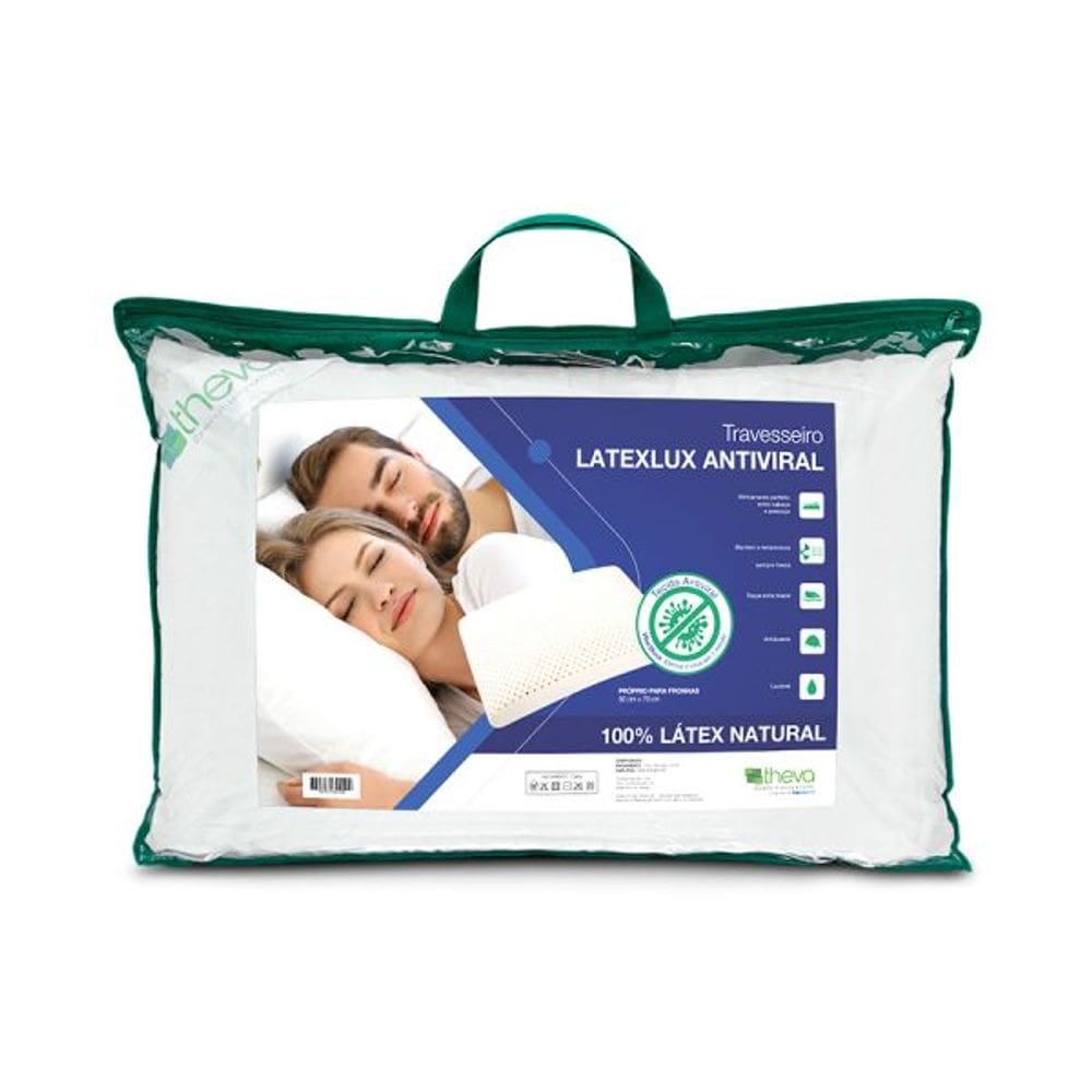 Travesseiro Theva Latexlux AntiViral  50x70x13