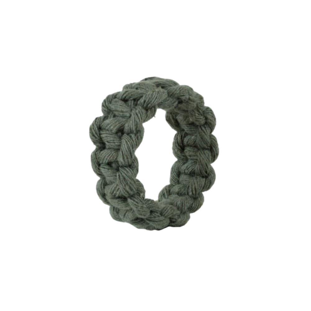 Porta Guardanapos Em Algodão Cordão Transado Mameg Verde Musgo