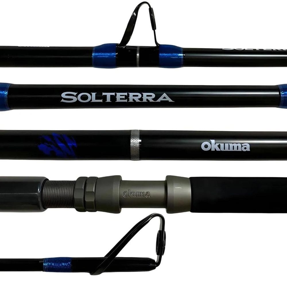 Vara Carretilha Pesca Pesada Okuma Solterra 6`0" 1,83m 100-200 Lb Inteiriça